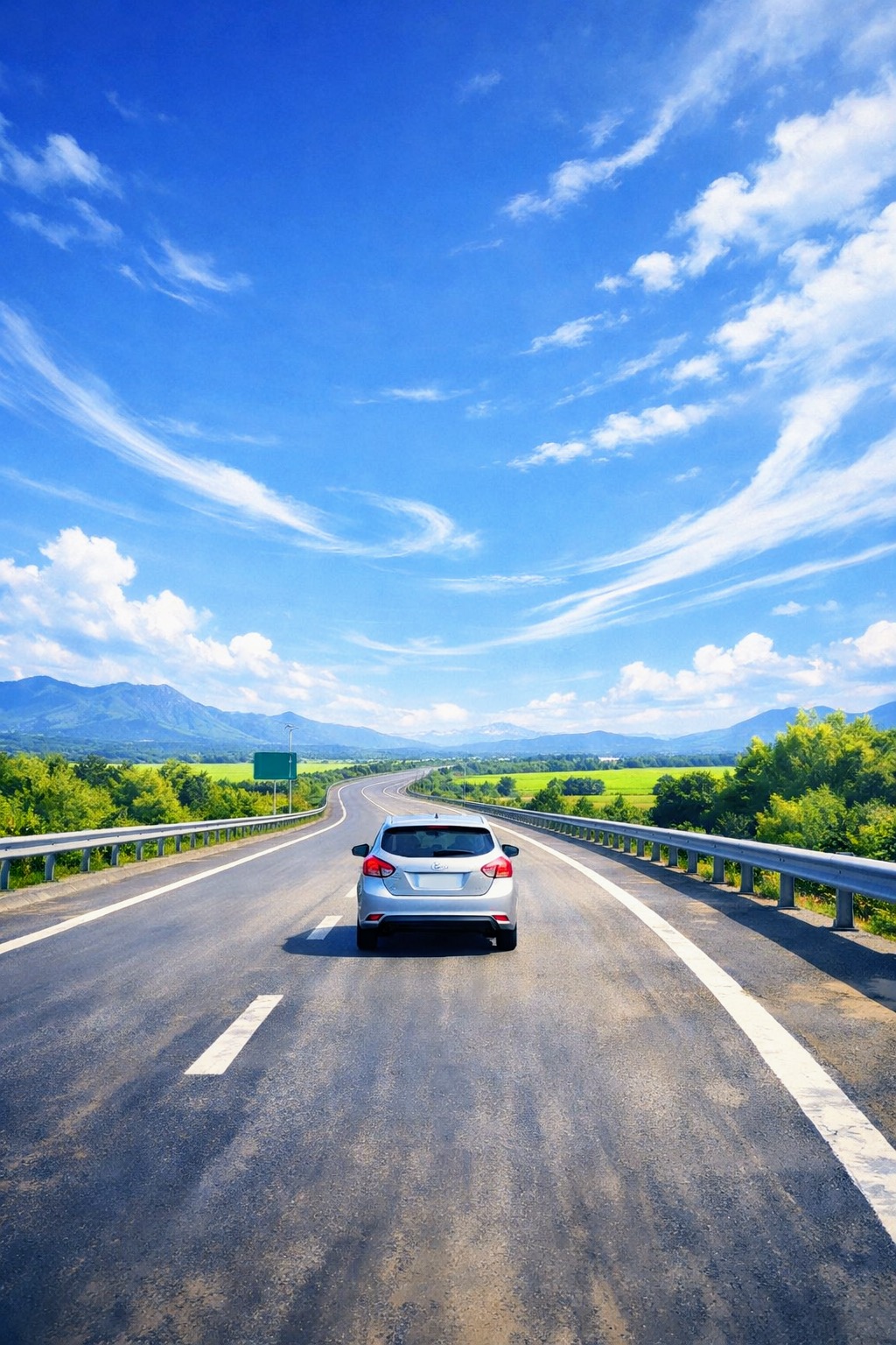 smooth drive with wind